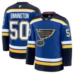 men8217s fanatics jordan binnington blue st. louis blues home premium jersey – Vancouver Canucks Jerseys and Headwear Collection