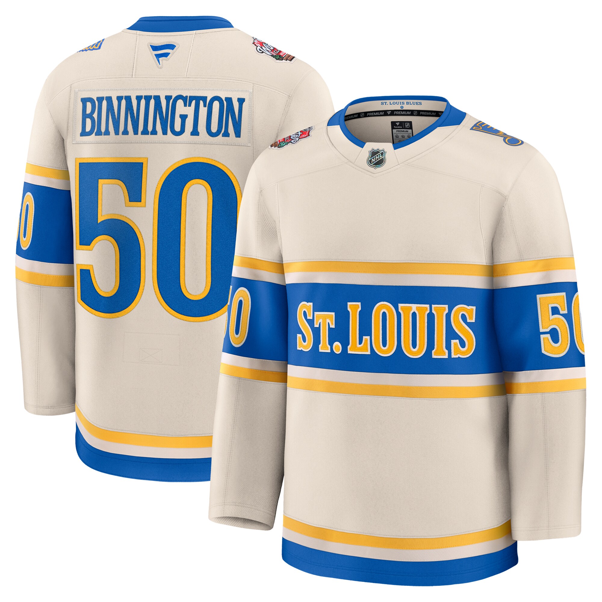 men8217s fanatics jordan binnington cream st. louis blues 2025 nhl winter classic premium player jersey – Vancouver Canucks Jerseys and Headwear Collection