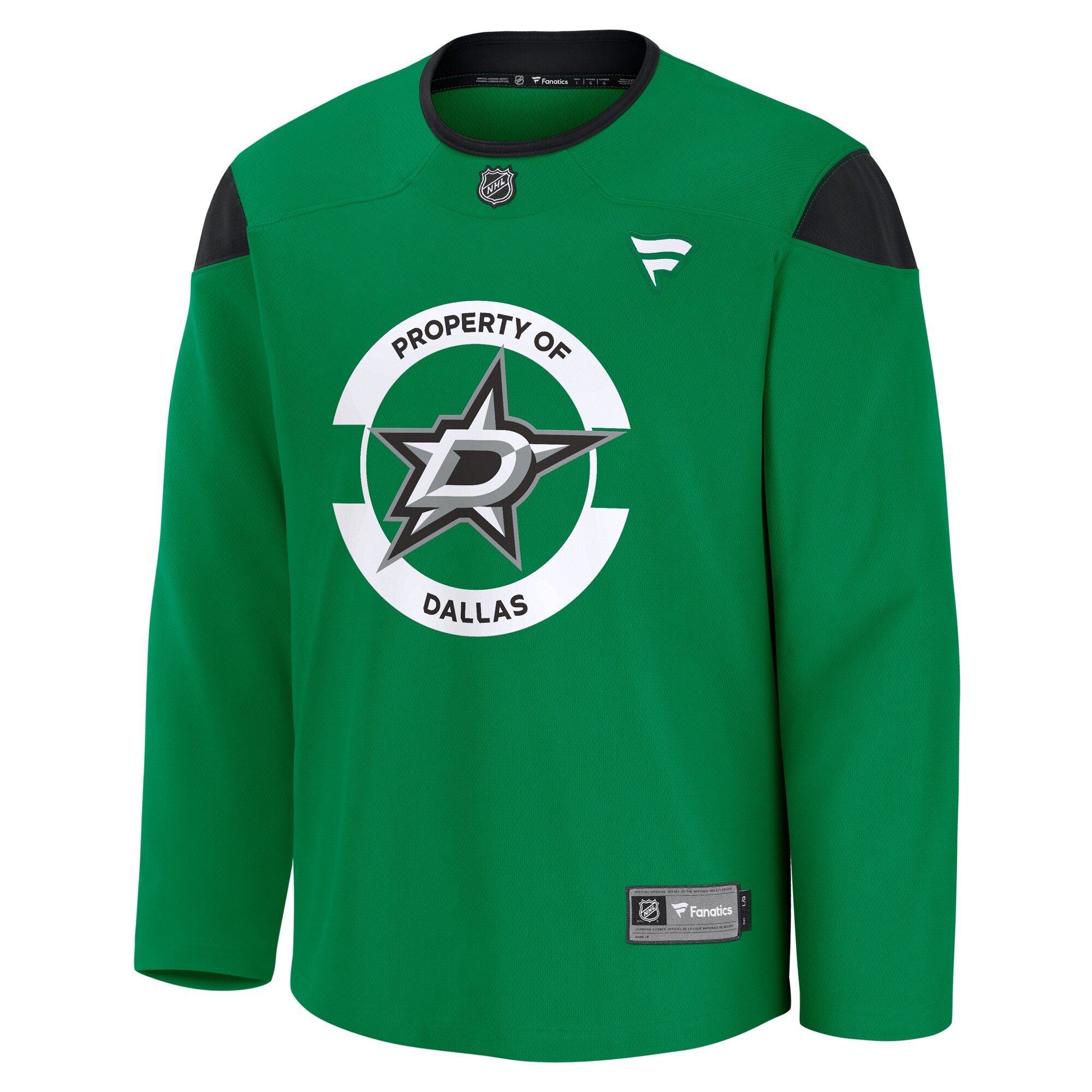 men8217s fanatics kelly green dallas stars team practice jersey – Vancouver Canucks Jerseys and Headwear Collection
