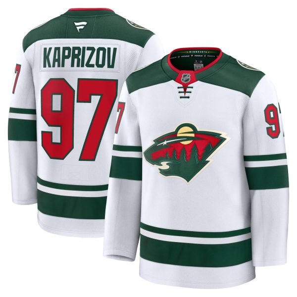 men8217s fanatics kirill kaprizov white minnesota wild away premium jersey – Vancouver Canucks Jerseys and Headwear Collection
