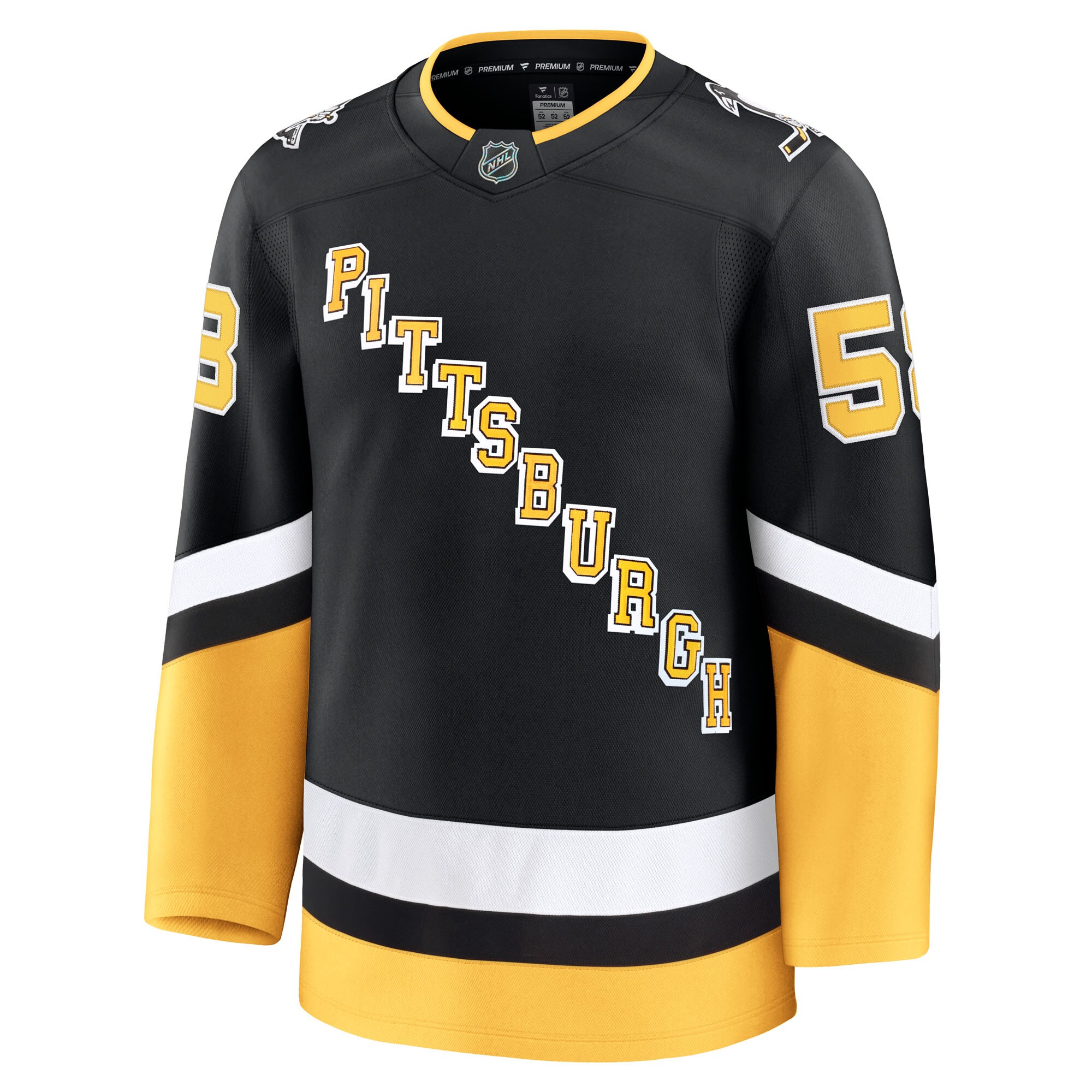 men8217s fanatics kris letang black pittsburgh penguins alternate premium jersey – Vancouver Canucks Jerseys and Headwear Collection