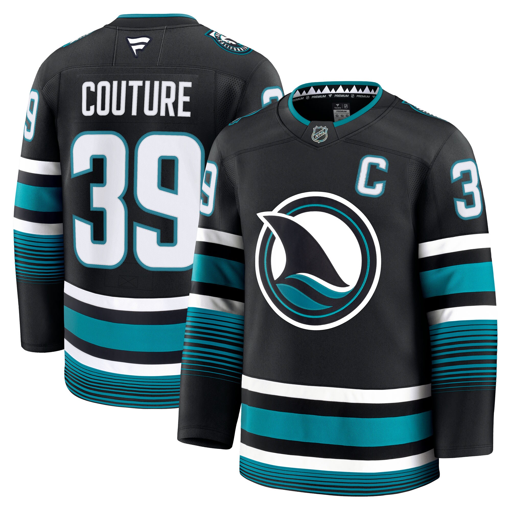 men8217s fanatics logan couture black san jose sharks alternate premium jersey – Vancouver Canucks Jerseys and Headwear Collection