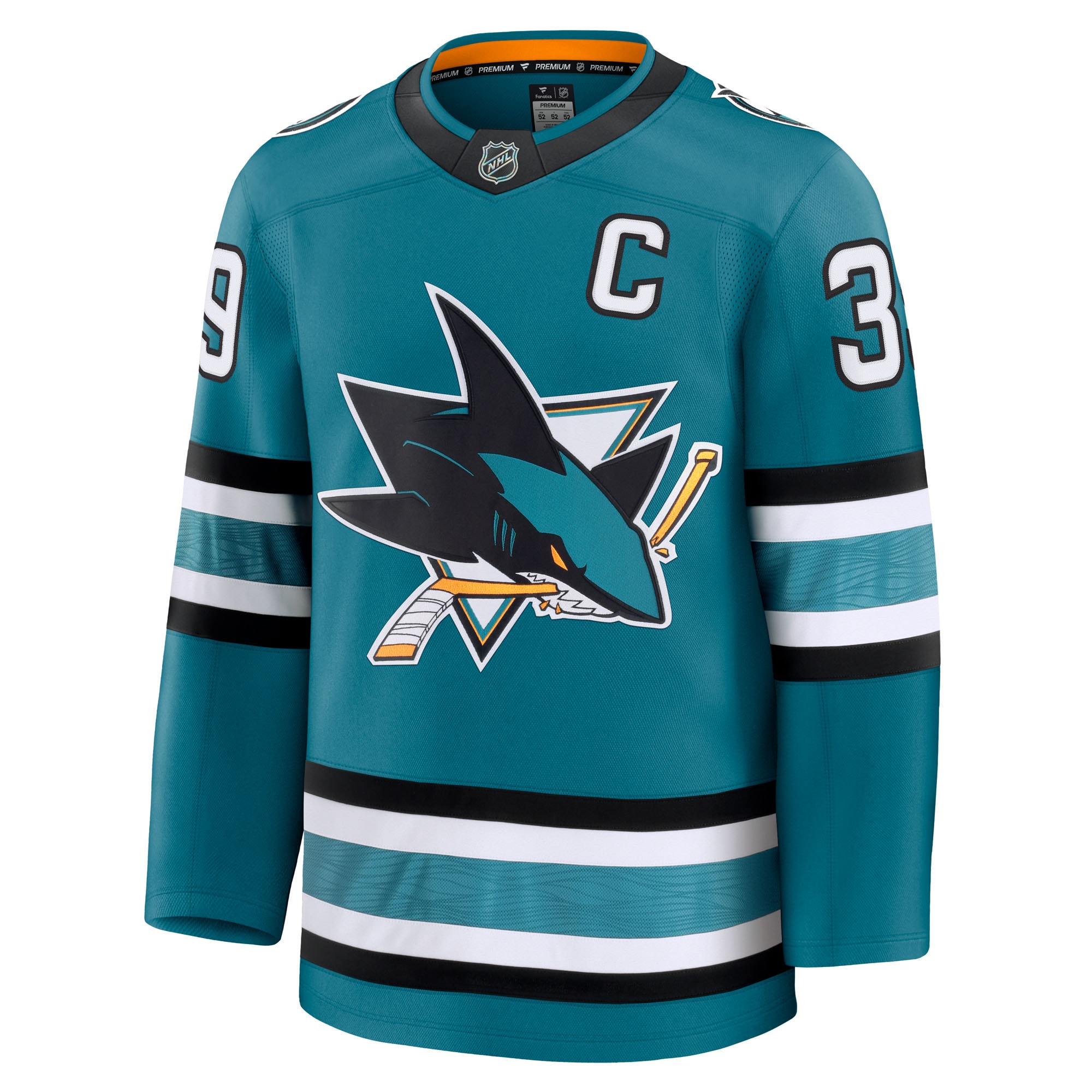men8217s fanatics logan couture teal san jose sharks home premium jersey – Vancouver Canucks Jerseys and Headwear Collection