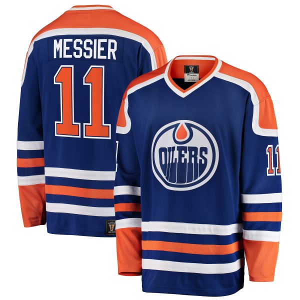 men8217s fanatics mark messier blue edmonton oilers premier breakaway retired player jersey – Vancouver Canucks Jerseys and Headwear Collection