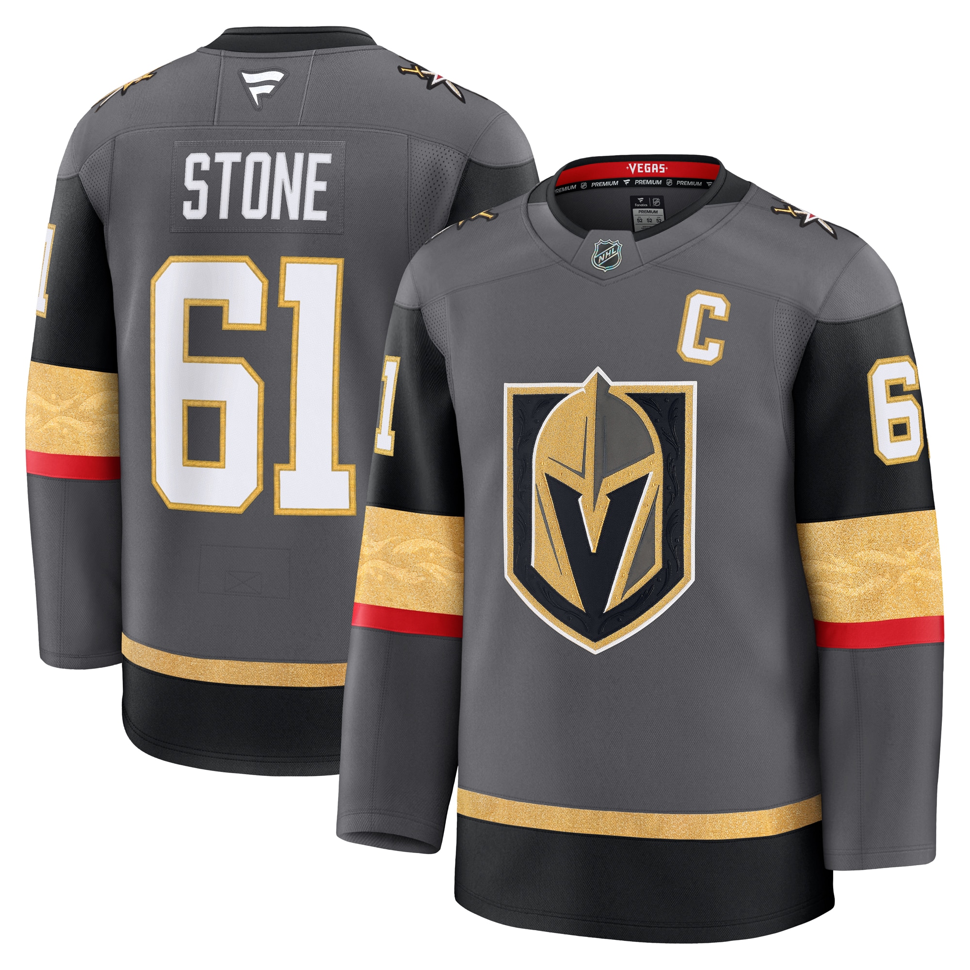 men8217s fanatics mark stone gray vegas golden knights alternate premium jersey – Vancouver Canucks Jerseys and Headwear Collection