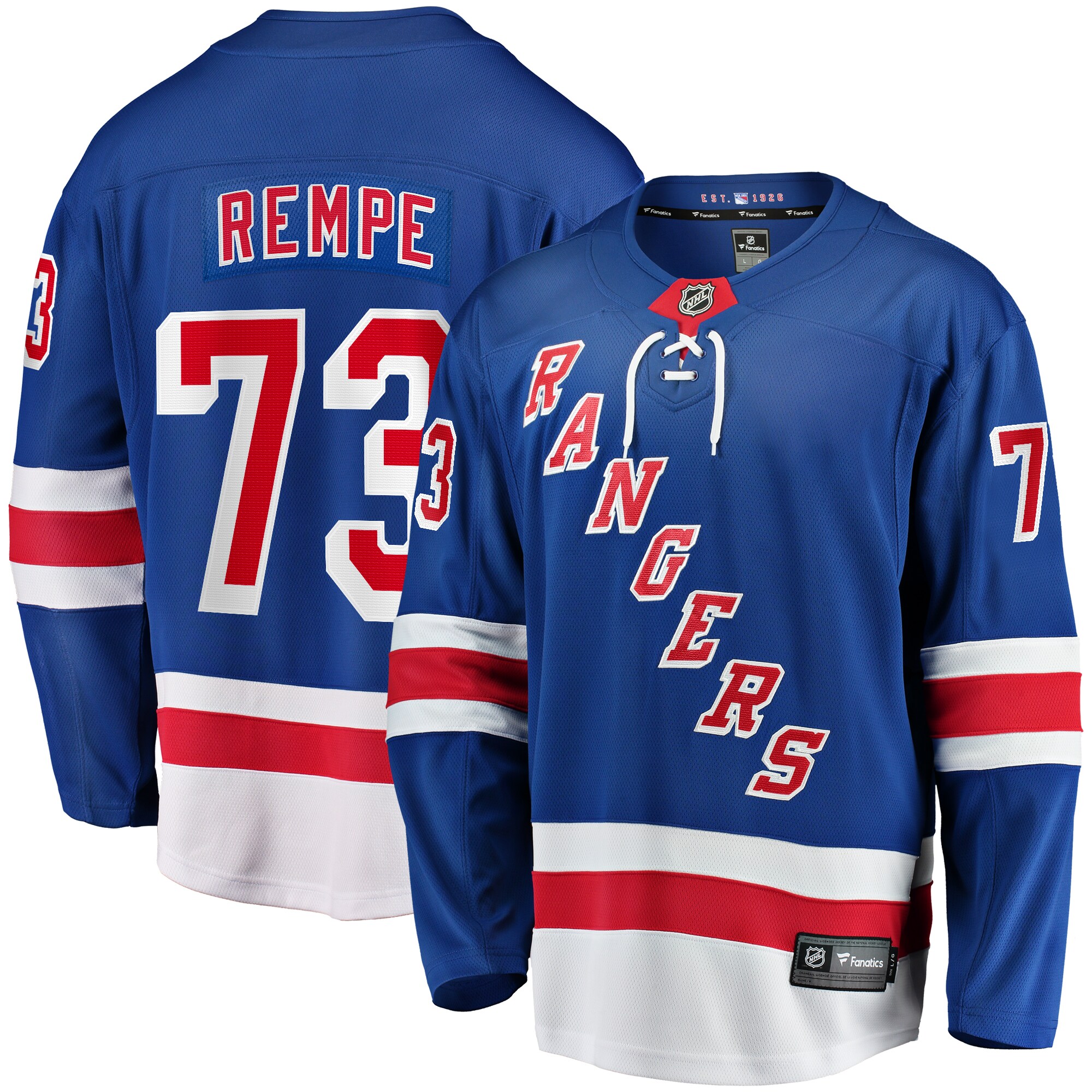 men8217s fanatics matt rempe blue new york rangers home breakaway jersey – Vancouver Canucks Jerseys and Headwear Collection