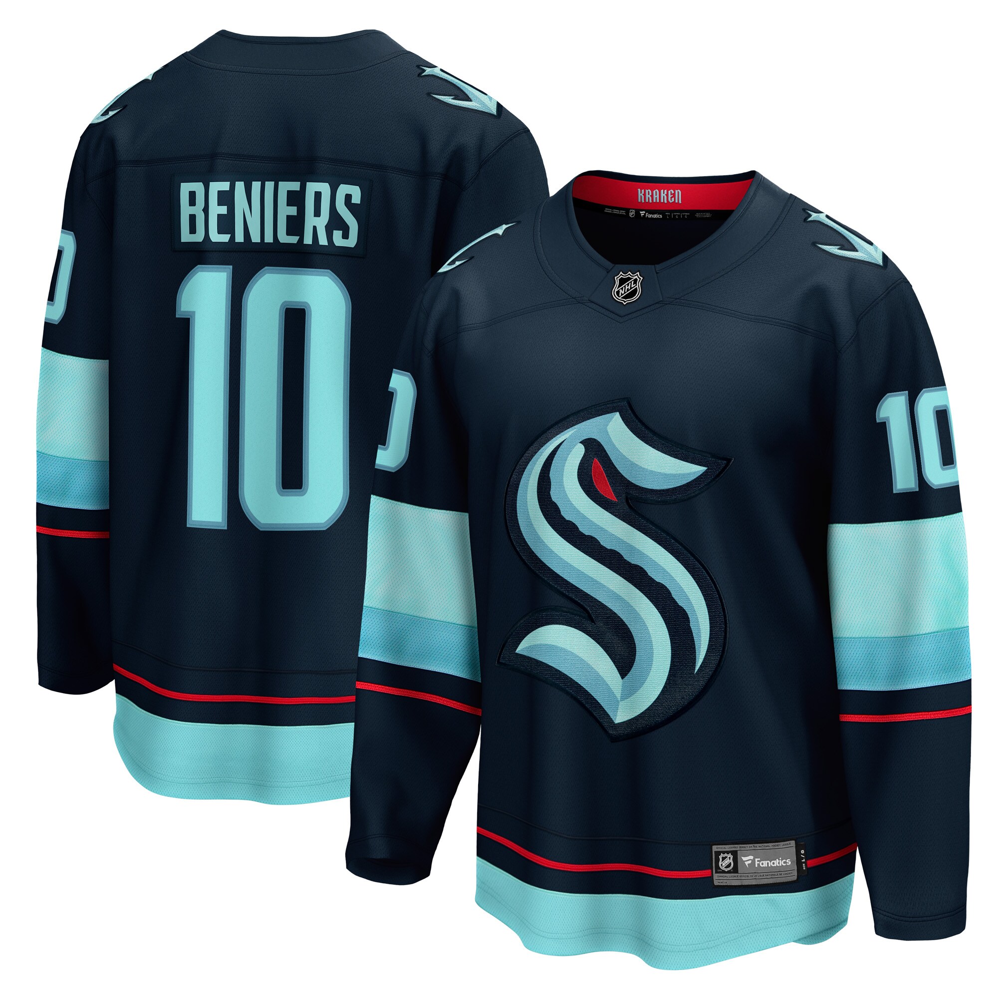 men8217s fanatics matty beniers deep sea blue seattle kraken premier breakaway player jersey – Vancouver Canucks Jerseys and Headwear Collection