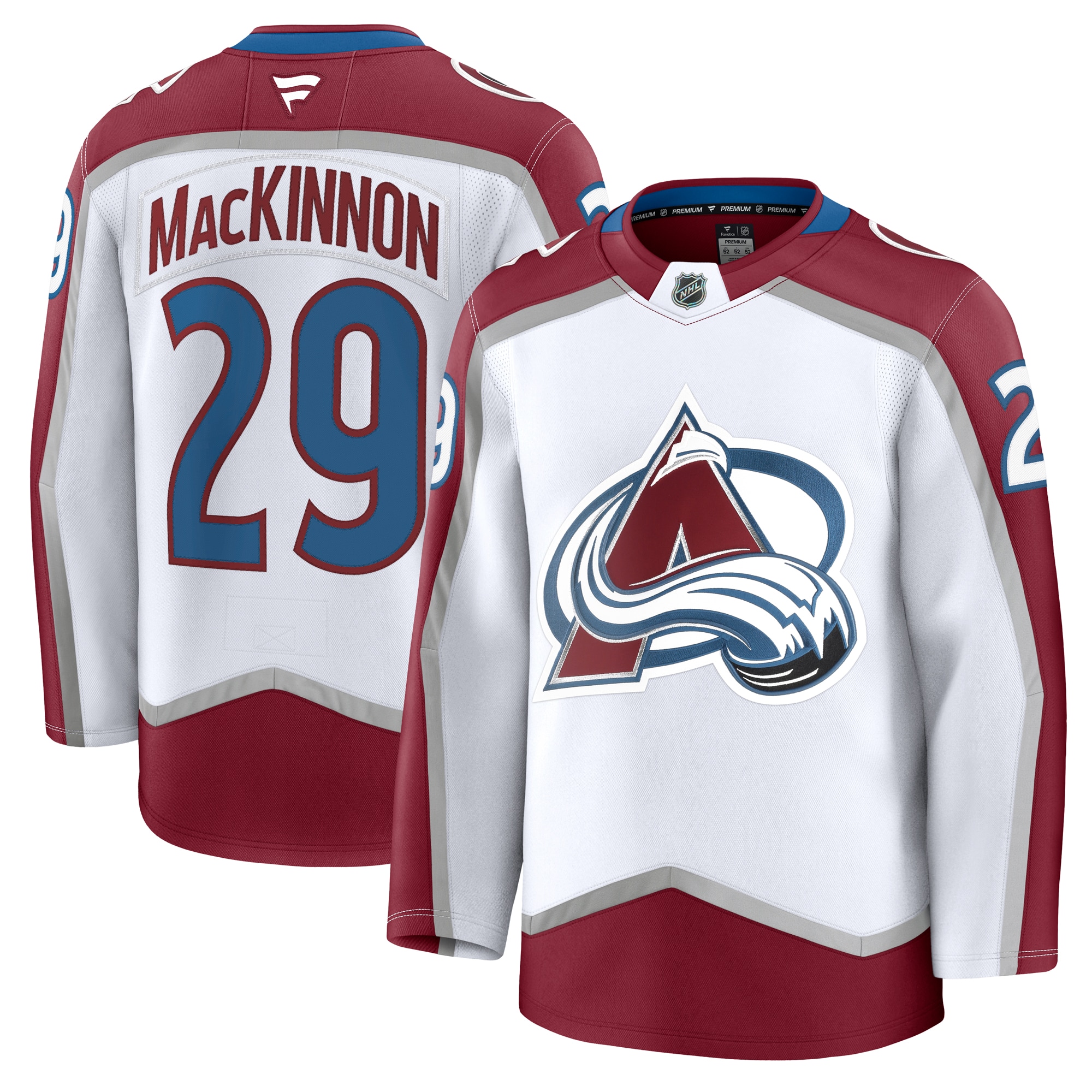men8217s fanatics nathan mackinnon white colorado avalanche away premium jersey – Vancouver Canucks Jerseys and Headwear Collection