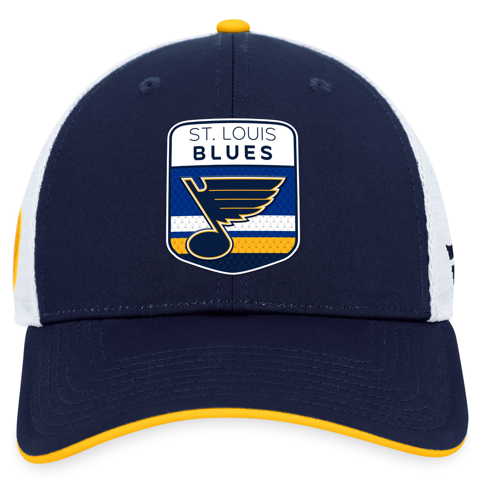 men8217s fanatics navy st. louis blues 2023 nhl draft on stage trucker adjustable hat – Vancouver Canucks Jerseys and Headwear Collection