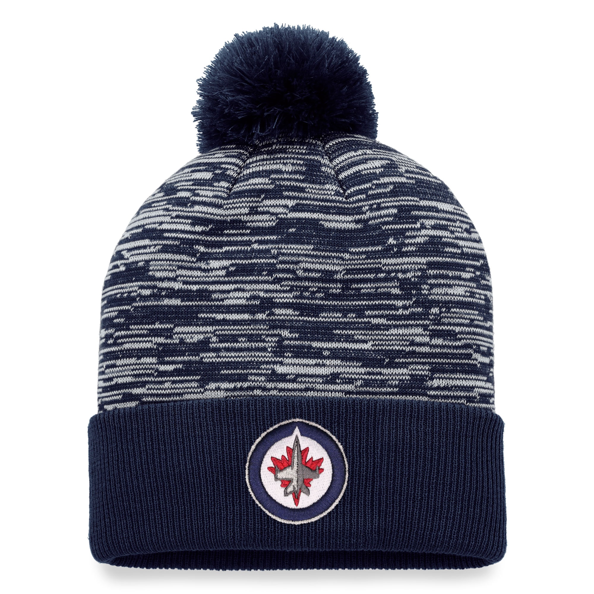men8217s fanatics navy winnipeg jets defender cuffed knit hat with pom – Vancouver Canucks Jerseys and Headwear Collection