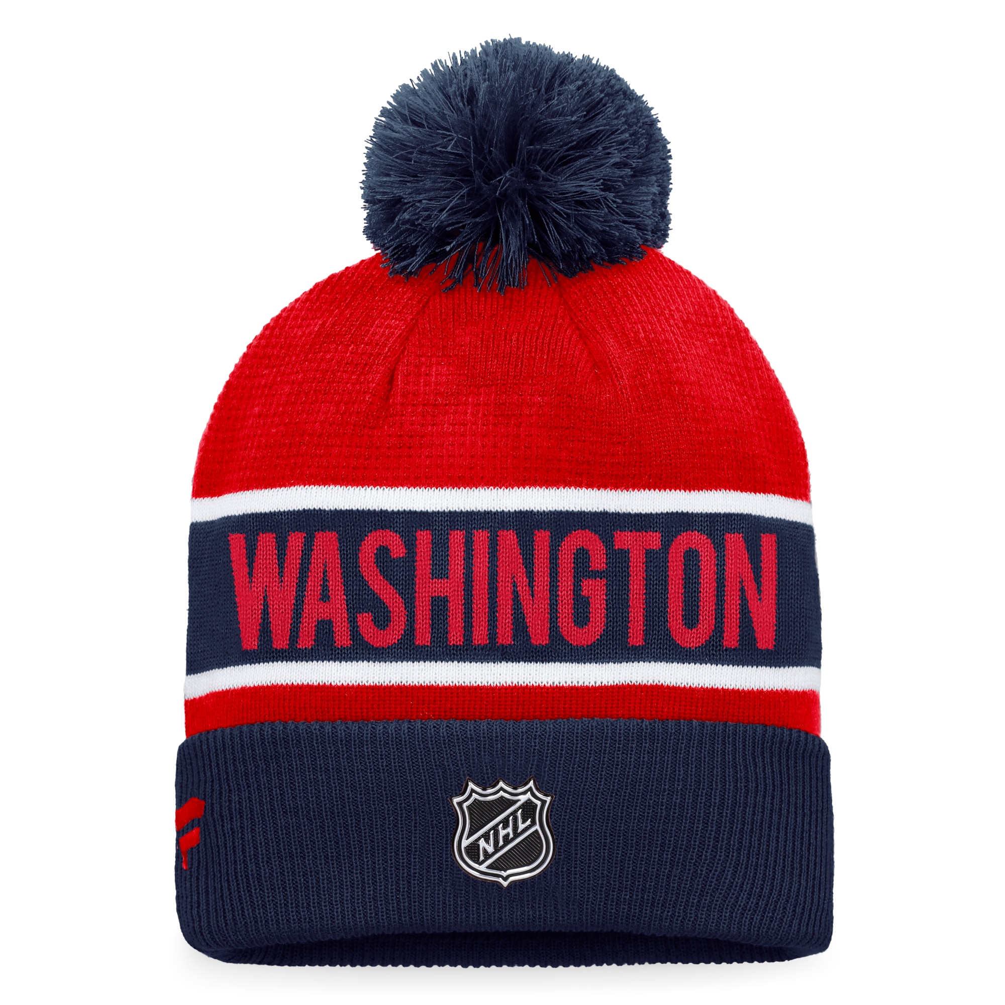men8217s fanatics navyred washington capitals authentic pro rink cuffed knit hat with pom – Vancouver Canucks Jerseys and Headwear Collection