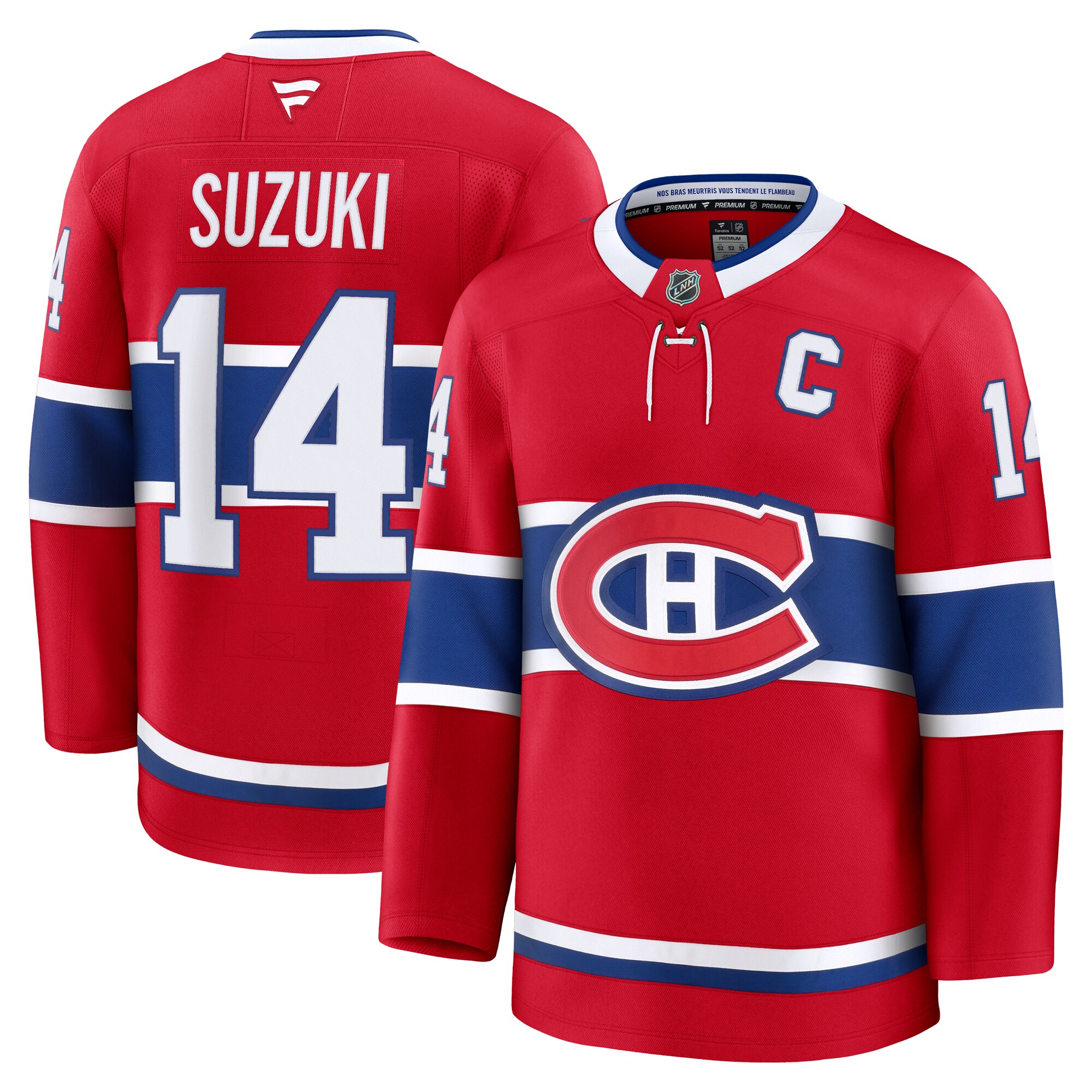men8217s fanatics nick suzuki red montreal canadiens home premium jersey – Vancouver Canucks Jerseys and Headwear Collection