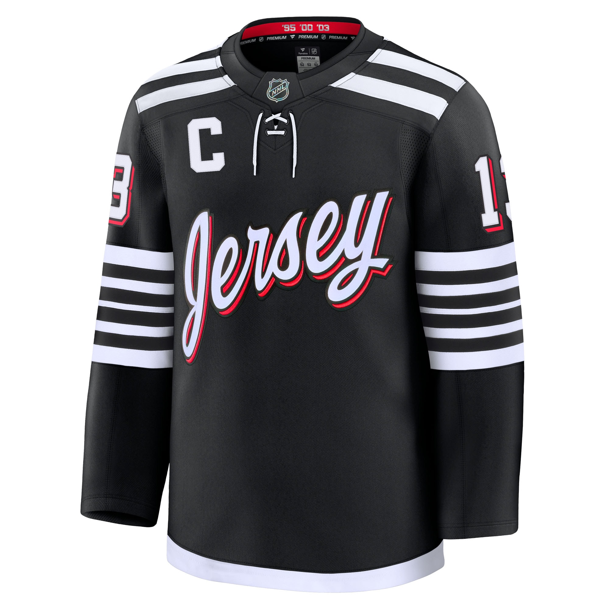 men8217s fanatics nico hischier black new jersey devils alternate premium jersey – Vancouver Canucks Jerseys and Headwear Collection