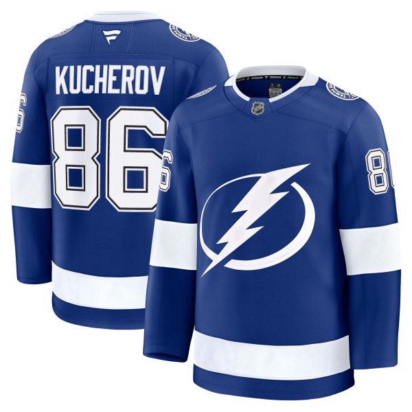 men8217s fanatics nikita kucherov blue tampa bay lightning home premium jersey – Vancouver Canucks Jerseys and Headwear Collection
