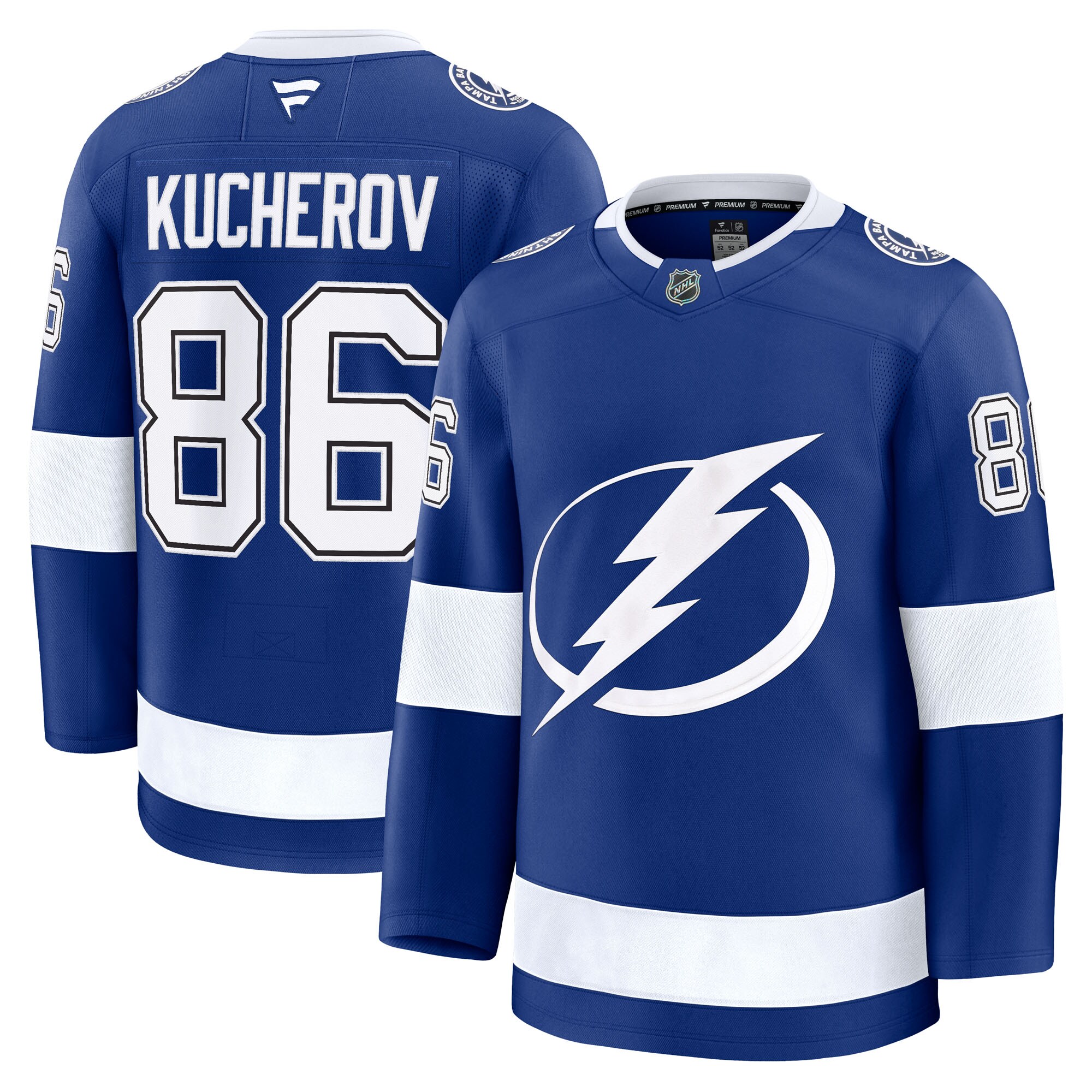 men8217s fanatics nikita kucherov blue tampa bay lightning home premium jersey – Vancouver Canucks Jerseys and Headwear Collection