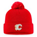 men8217s fanatics red calgary flames core primary logo cuffed knit hat with pom – Vancouver Canucks Jerseys and Headwear Collection