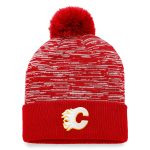 men8217s fanatics red calgary flames defender cuffed knit hat with pom – Vancouver Canucks Jerseys and Headwear Collection