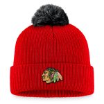 men8217s fanatics red chicago blackhawks team cuffed knit hat with pom – Vancouver Canucks Jerseys and Headwear Collection
