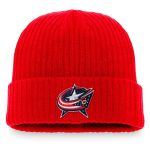 men8217s fanatics red columbus blue jackets core primary logo cuffed knit hat – Vancouver Canucks Jerseys and Headwear Collection