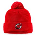 men8217s fanatics red new jersey devils core primary logo cuffed knit hat with pom – Vancouver Canucks Jerseys and Headwear Collection