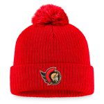 men8217s fanatics red ottawa senators core primary logo cuffed knit hat with pom – Vancouver Canucks Jerseys and Headwear Collection
