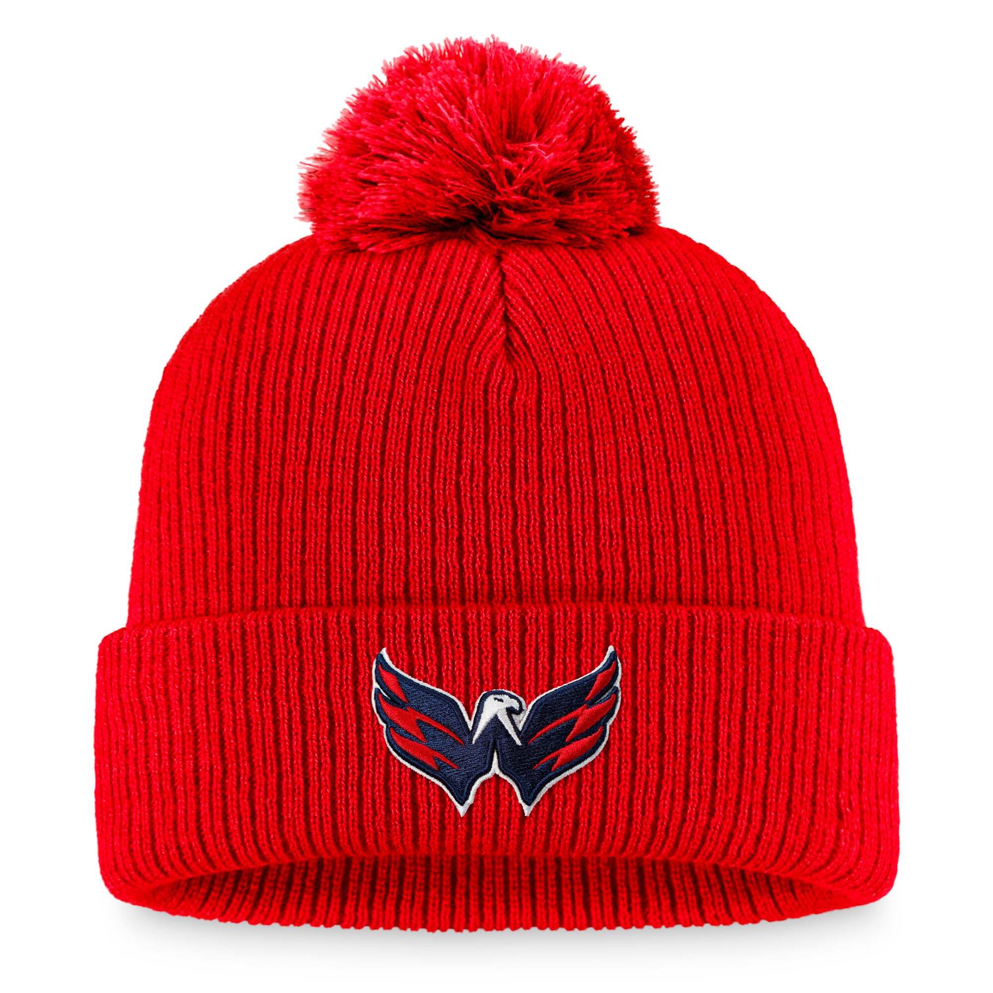 men8217s fanatics red washington capitals core primary logo cuffed knit hat with pom – Vancouver Canucks Jerseys and Headwear Collection