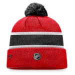 men8217s fanatics redblack chicago blackhawks breakaway cuffed knit hat with pom – Vancouver Canucks Jerseys and Headwear Collection