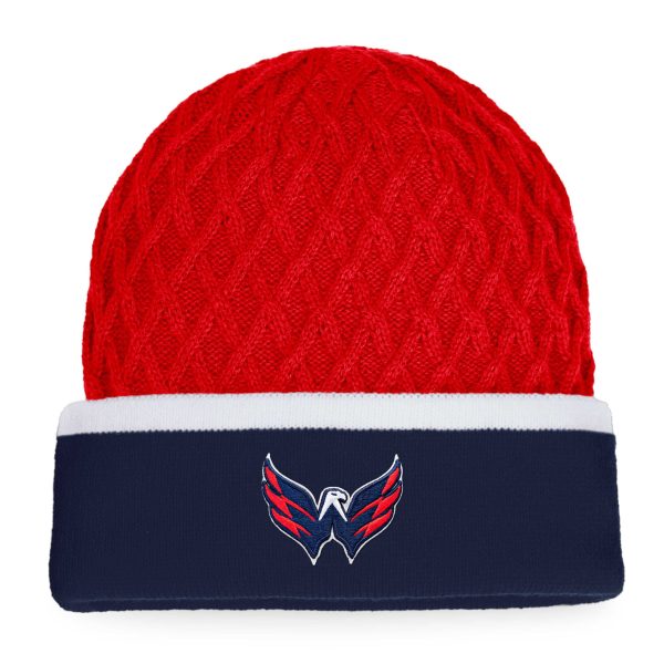 men8217s fanatics rednavy washington capitals iconic striped cuffed knit hat – Vancouver Canucks Jerseys and Headwear Collection