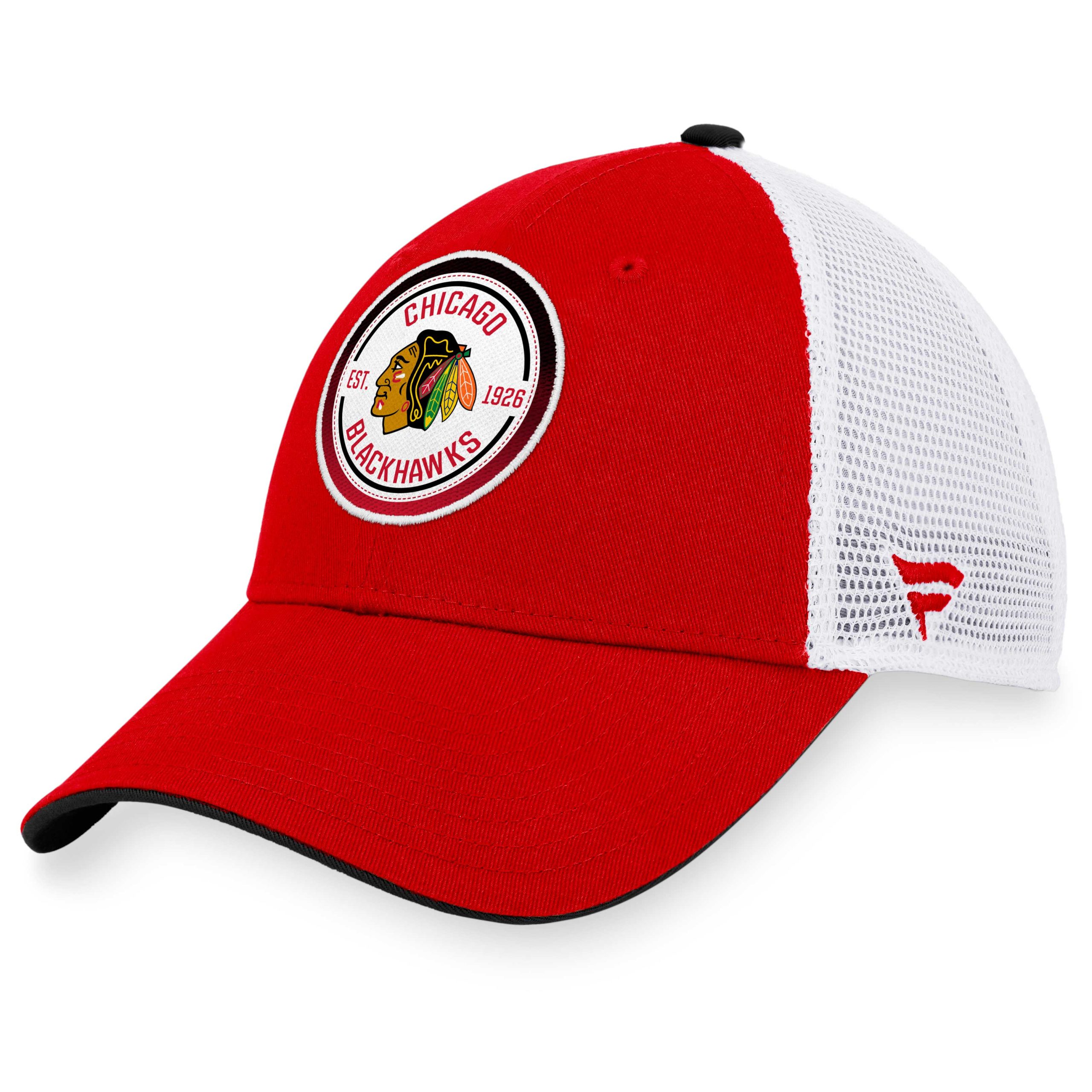 men8217s fanatics redwhite chicago blackhawks iconic gradient trucker snapback hat – Vancouver Canucks Jerseys and Headwear Collection