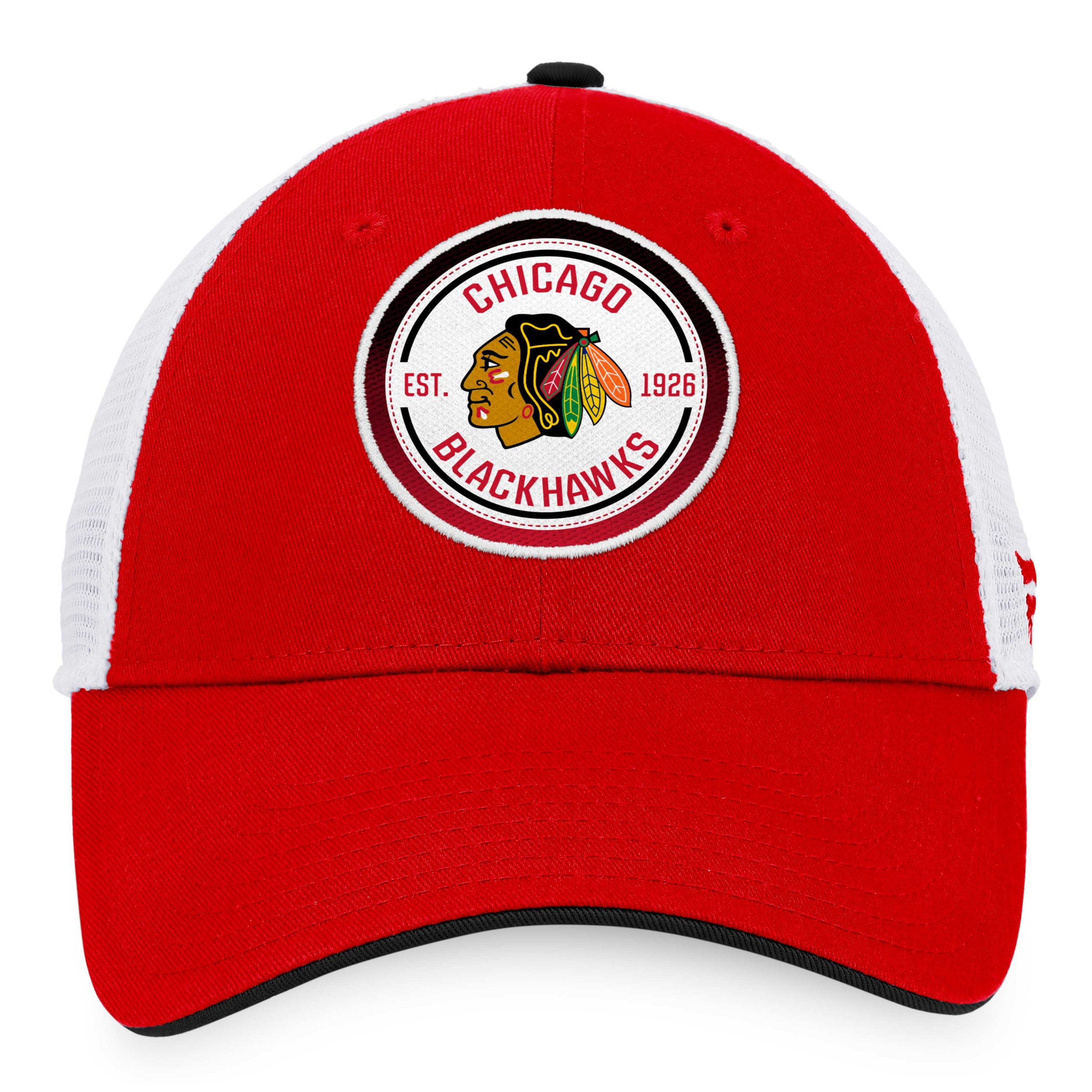 men8217s fanatics redwhite chicago blackhawks iconic gradient trucker snapback hat – Vancouver Canucks Jerseys and Headwear Collection