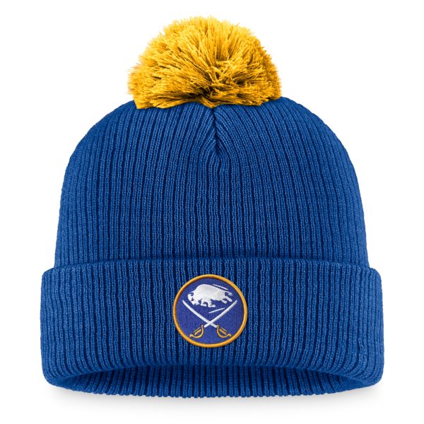 men8217s fanatics royal buffalo sabres team cuffed knit hat with pom – Vancouver Canucks Jerseys and Headwear Collection