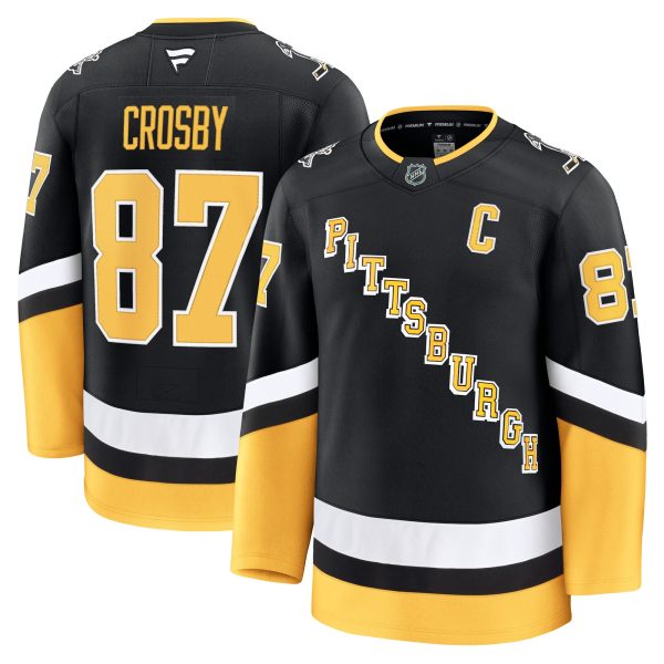 men8217s fanatics sidney crosby black pittsburgh penguins alternate premium jersey – Vancouver Canucks Jerseys and Headwear Collection