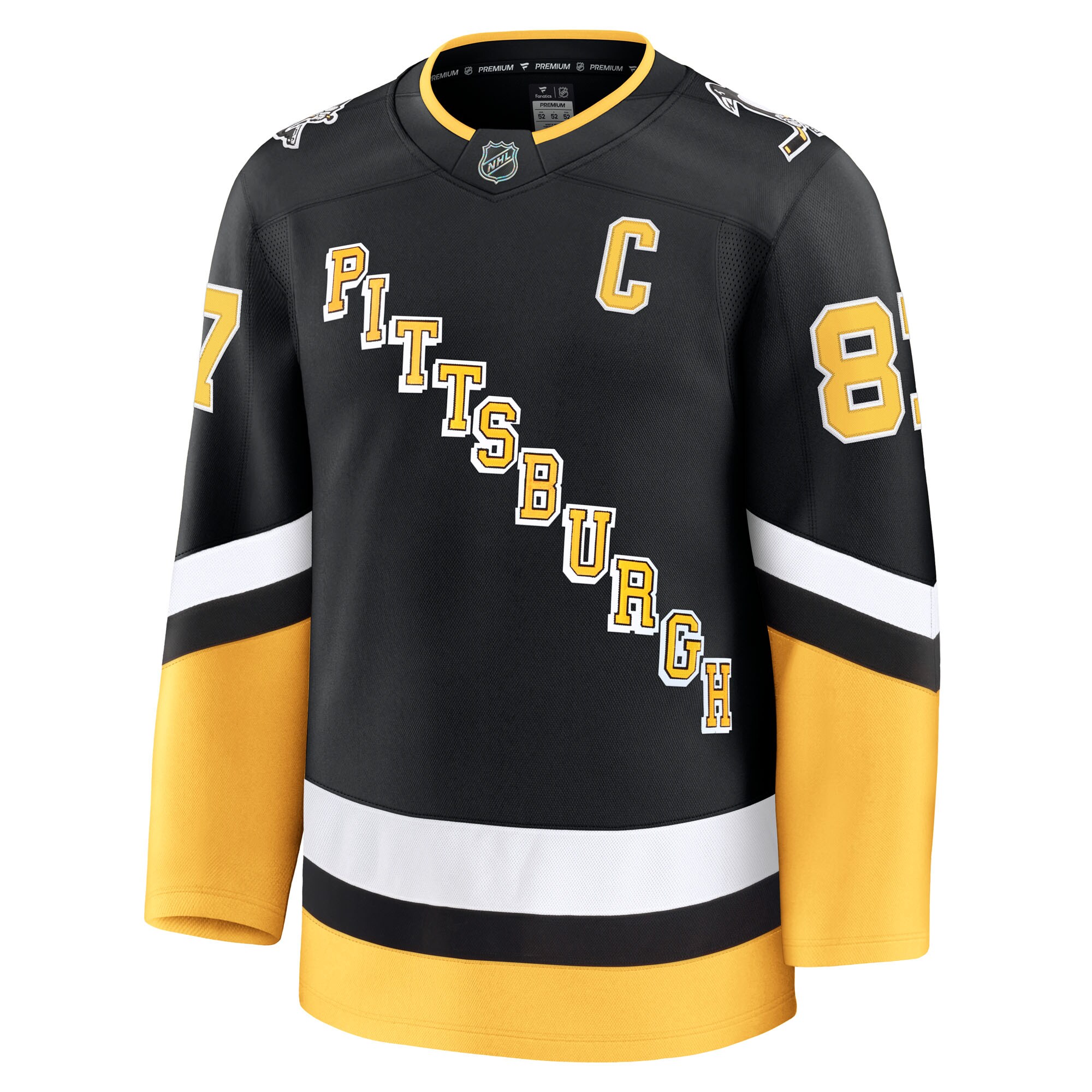 men8217s fanatics sidney crosby black pittsburgh penguins alternate premium jersey – Vancouver Canucks Jerseys and Headwear Collection