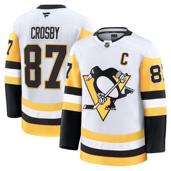 men8217s fanatics sidney crosby white pittsburgh penguins away premium jersey – Vancouver Canucks Jerseys and Headwear Collection