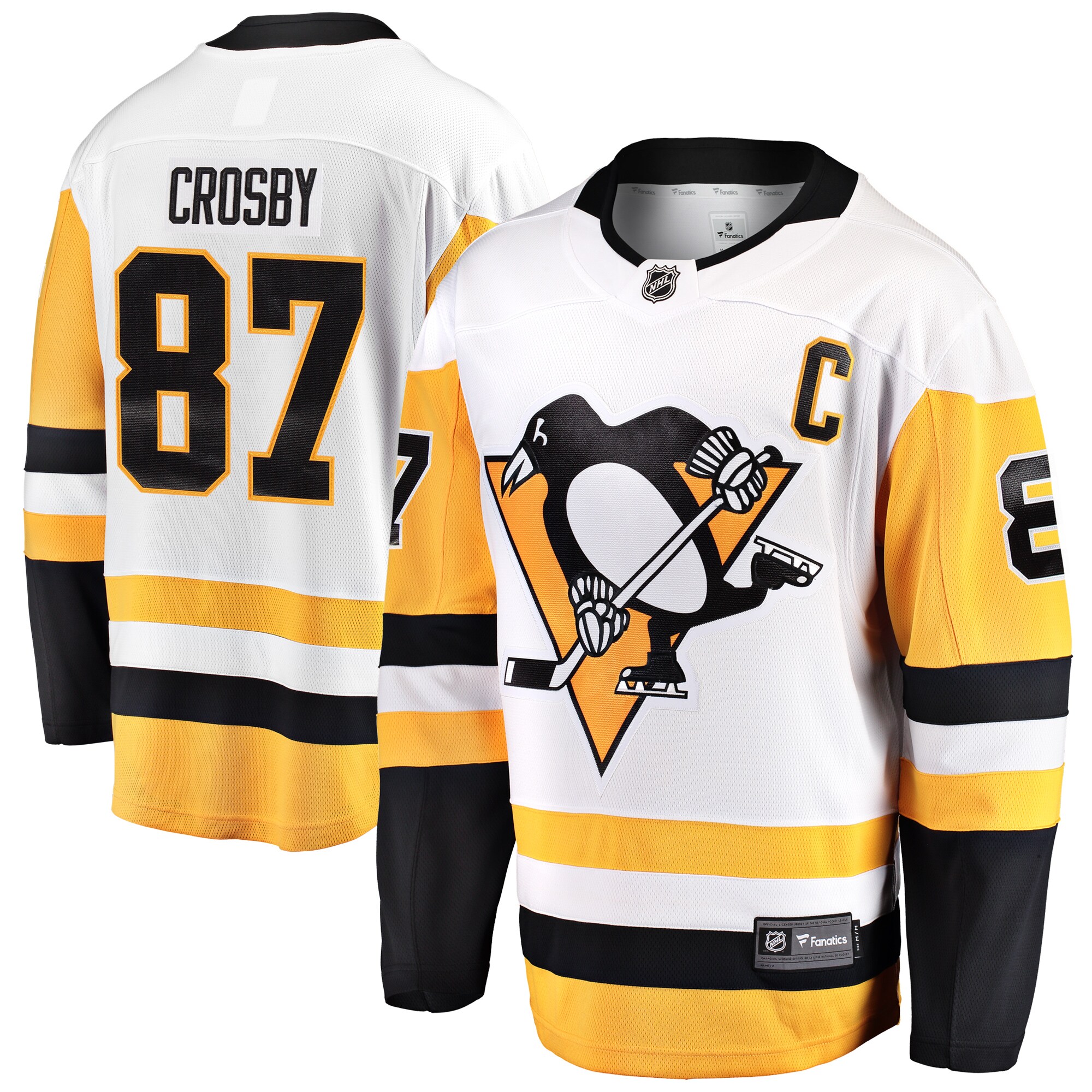 men8217s fanatics sidney crosby white pittsburgh penguins captain away premier breakaway player jersey – Vancouver Canucks Jerseys and Headwear Collection
