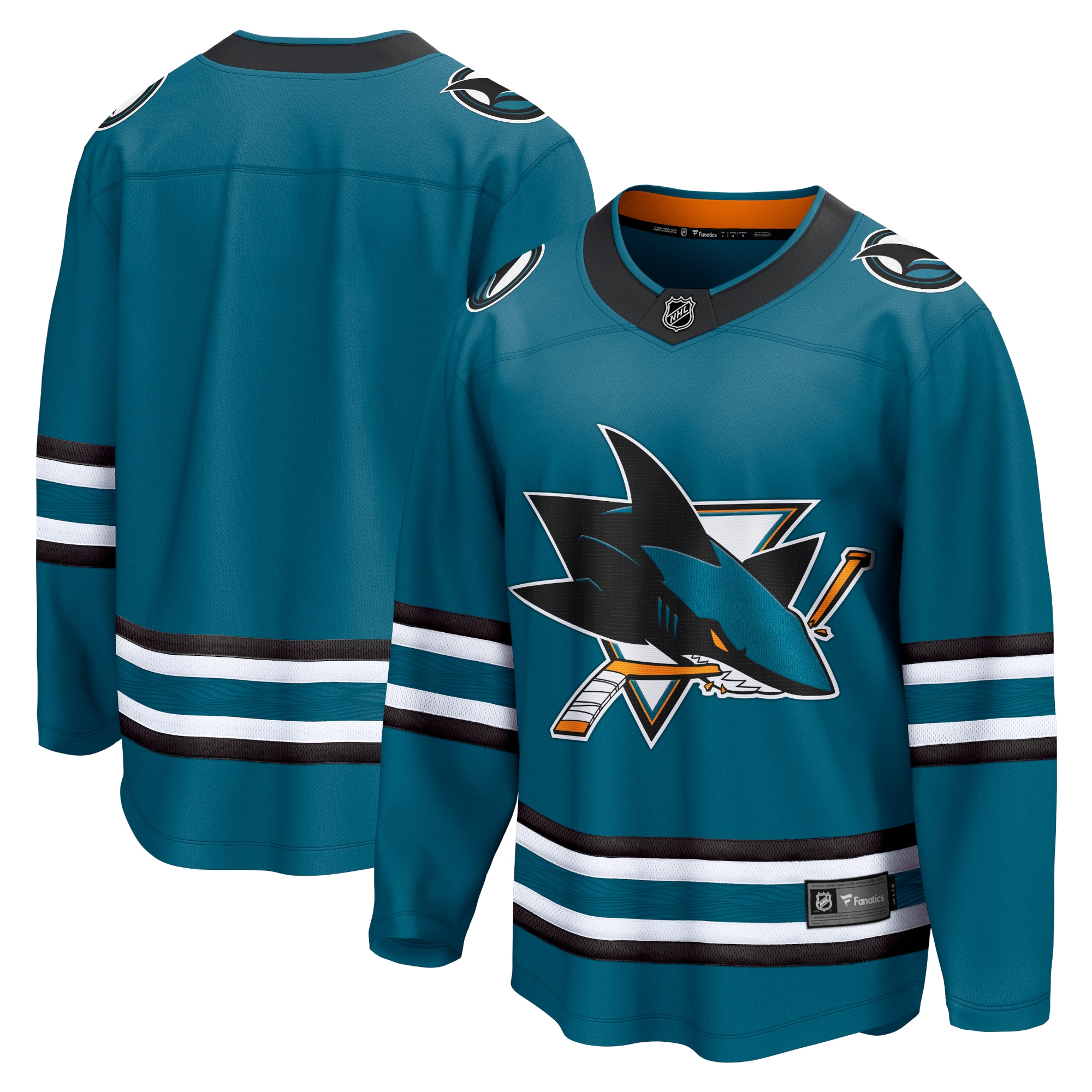 men8217s fanatics teal san jose sharks home breakaway jersey – Vancouver Canucks Jerseys and Headwear Collection