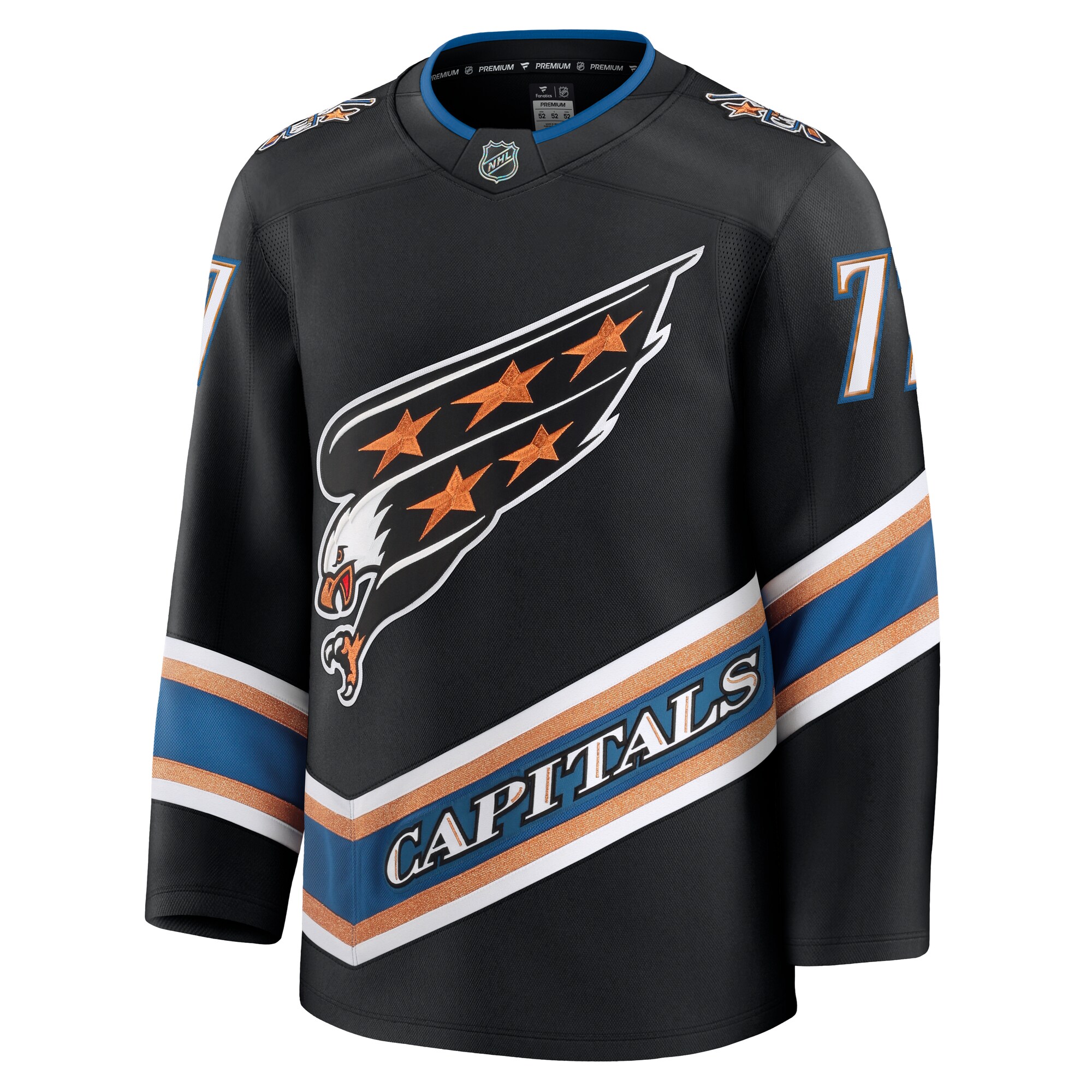 men8217s fanatics tj oshie black washington capitals alternate 50th anniversary premium jersey – Vancouver Canucks Jerseys and Headwear Collection