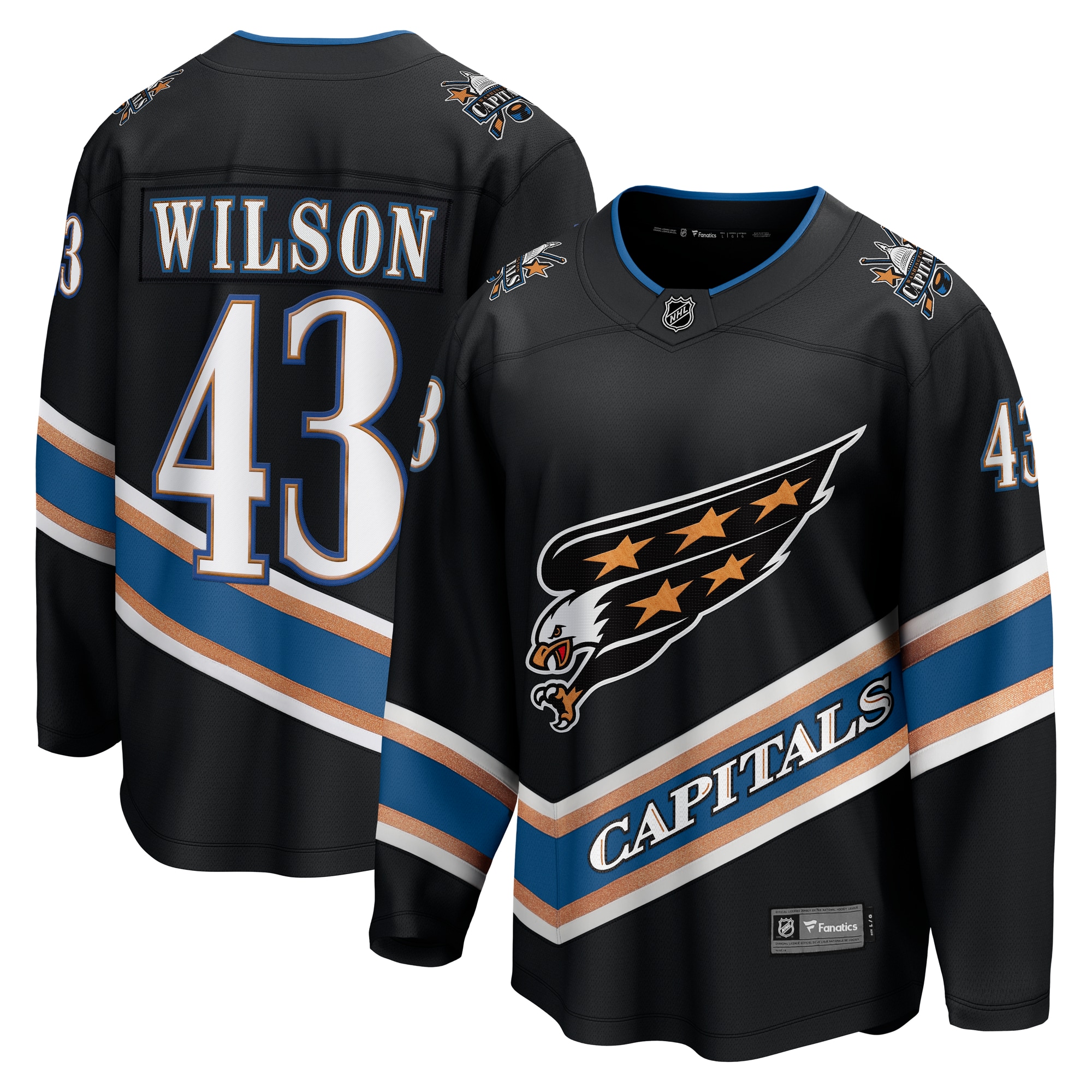 men8217s fanatics tom wilson black washington capitals alternate 50th anniversary premier breakaway player jersey – Vancouver Canucks Jerseys and Headwear Collection