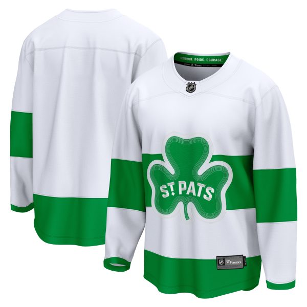 men8217s fanatics white toronto maple leafs st. patricks alternate premier breakaway jersey – Vancouver Canucks Jerseys and Headwear Collection