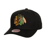 men8217s mitchell amp ness black chicago blackhawks team ground pro adjustable hat – Vancouver Canucks Jerseys and Headwear Collection