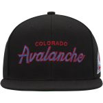 men8217s mitchell amp ness black colorado avalanche core team script 2.0 snapback hat – Vancouver Canucks Jerseys and Headwear Collection