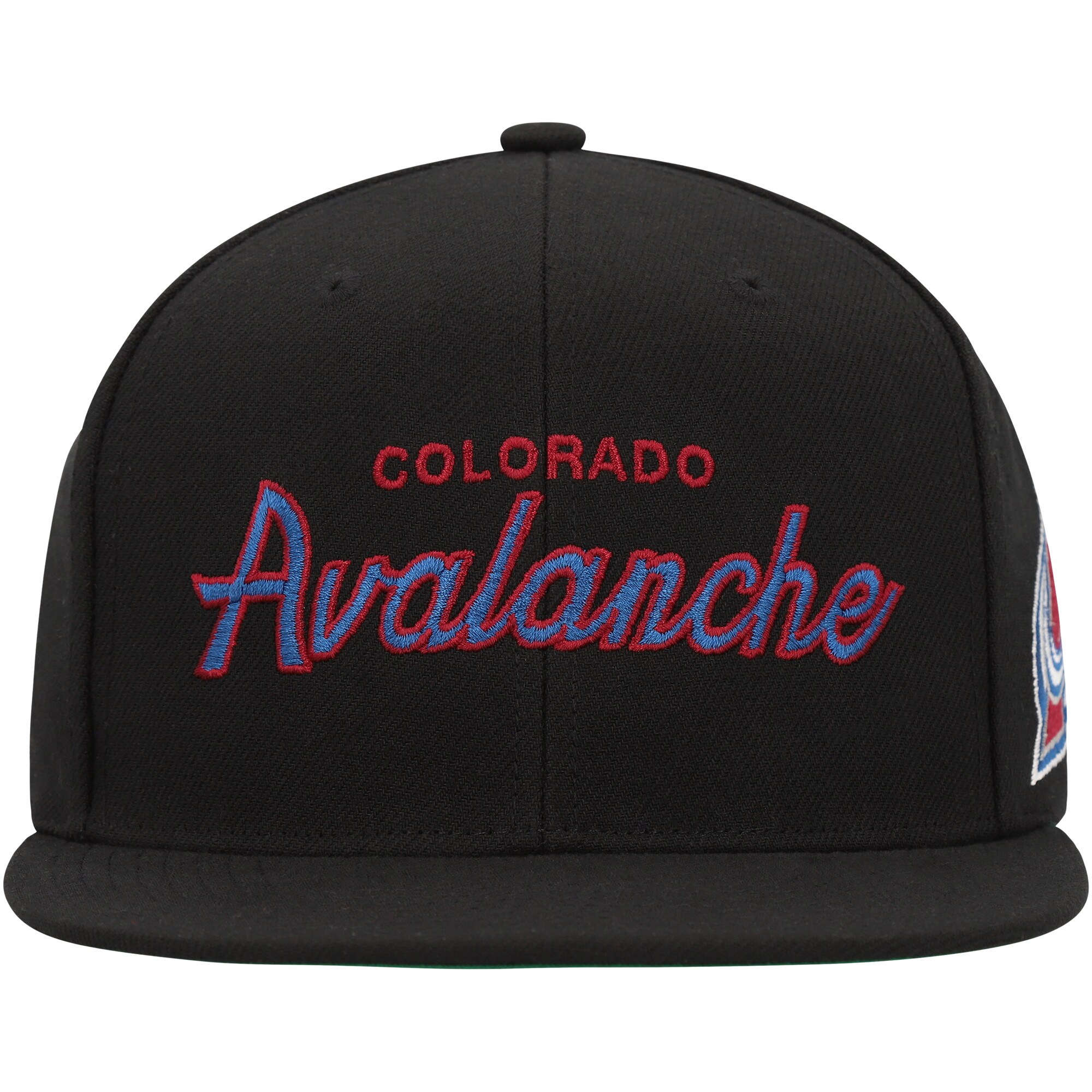 men8217s mitchell amp ness black colorado avalanche core team script 2.0 snapback hat – Vancouver Canucks Jerseys and Headwear Collection