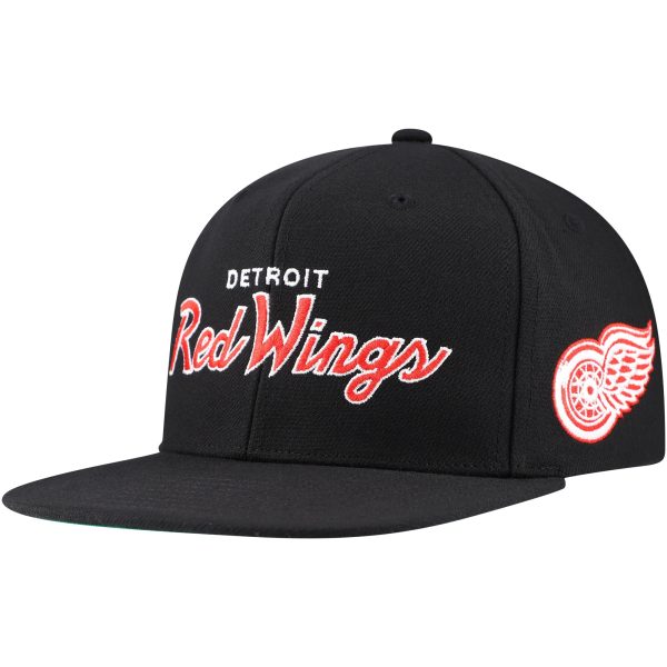men8217s mitchell amp ness black detroit red wings core team script 2.0 snapback hat – Vancouver Canucks Jerseys and Headwear Collection