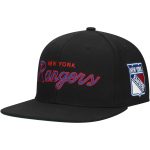 men8217s mitchell amp ness black new york rangers core team script 2.0 snapback hat – Vancouver Canucks Jerseys and Headwear Collection