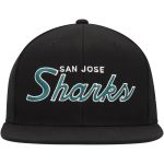 men8217s mitchell amp ness black san jose sharks core team script 2.0 snapback hat – Vancouver Canucks Jerseys and Headwear Collection