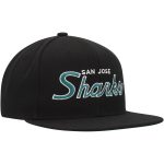 men8217s mitchell amp ness black san jose sharks core team script 2.0 snapback hat – Vancouver Canucks Jerseys and Headwear Collection