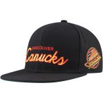 men8217s mitchell amp ness black vancouver canucks core team script 2.0 snapback hat – Vancouver Canucks Jerseys and Headwear Collection
