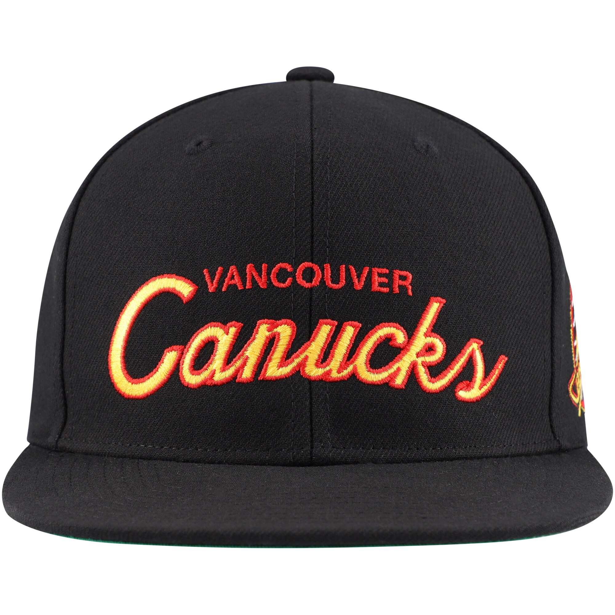 men8217s mitchell amp ness black vancouver canucks core team script 2.0 snapback hat – Vancouver Canucks Jerseys and Headwear Collection