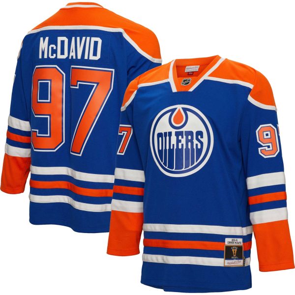 men8217s mitchell amp ness connor mcdavid blue edmonton oilers 201516 blue line player jersey – Vancouver Canucks Jerseys and Headwear Collection