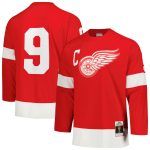 men8217s mitchell amp ness gordie howe red detroit red wings captain patch 196061 blue line player jersey – Vancouver Canucks Jerseys and Headwear Collection